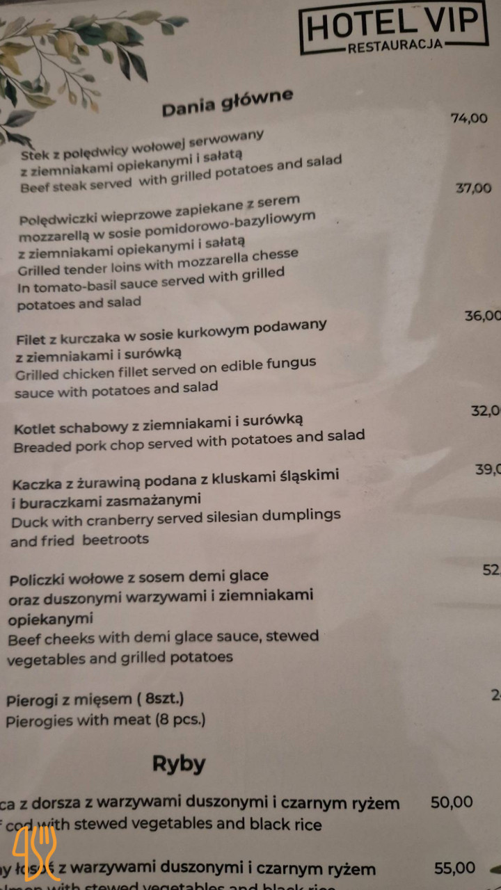 Vip Kinga Mielczarek-kowalska Menu