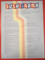 Sushi-rama Dtc/osaka Ramen menu