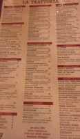 La Trattoria menu