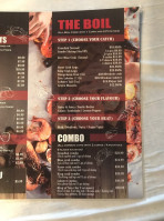 Spicy Juicy Crab menu