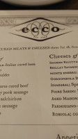 Ecco Buckhead menu