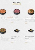 Kaly Sushi menu