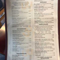 The Cove On Castro menu