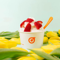 Orange Leaf Frozen Yogurt food