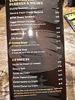 The Black Cat Cafe menu