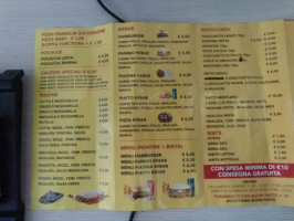 Bella Pizza Celadina menu