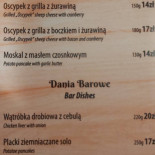 Karczma Na Wiyrchu Menu