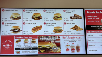 Freddy's Frozen Custard Steakburgers food