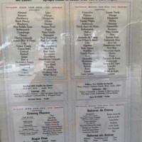 Casey's New Orleans Snowballs menu