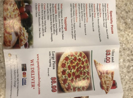 Pan Pizza And Wings menu