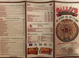 Gallo's Mexican Restaurant  menu