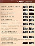 Vanilla Caffe menu