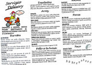 El Pollito menu