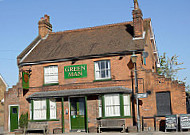 The Green Man outside