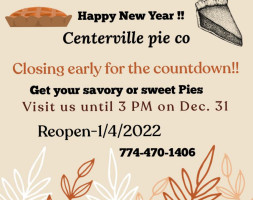 Centerville Pie Co. food