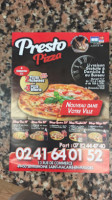 Presto Pizza food