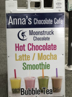 Anna's Chocolate Cafe And Bubble Tea food