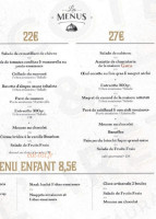 La Côte Et L'arête menu