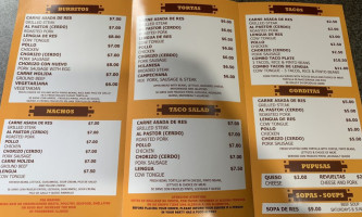 Lupita menu