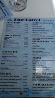 The Blue Parrot menu