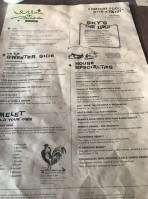 Wilma Frieda's Palm Springs menu