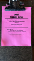 Layla Webster Groves menu