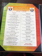 Malakhi Lounge Jamaican menu