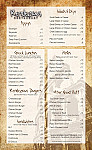 Rendezvous Restaurant menu