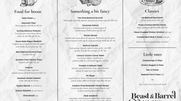 The Rix menu