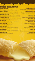 Pastelaria Paladar menu