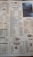 Kebab-house menu