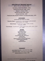 Austin's Live Fire Barbecue menu