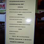 Restaurante Gastrobar El Bardal menu