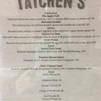 Tatchen's menu