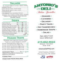 Antonio's Deli food