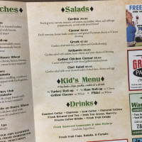 Ma Reilly’s Cafe menu