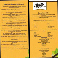 Bianchini's Sandwich Salad Market menu