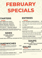 Kempton menu