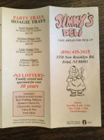 Jimmy's Deli menu