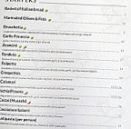 Ischia Ristorante menu