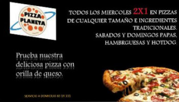 Pizza Planeta. food