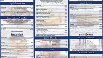 Big Time Bagels menu