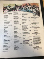 Tacos El Gordo menu