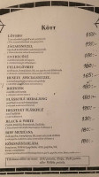 Källarrestaurangen menu