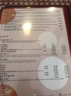 Real Thai Kitchen menu