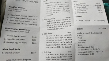 Ola's Route 66 Lunch Box menu