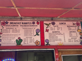 Tacos Villa Corona menu