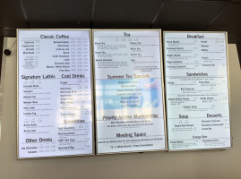 Travellers House Coffee Tea menu