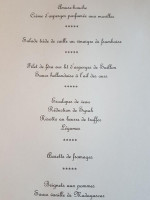 Metropole menu