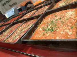 Lions Tigers Squares Detroit Pizza food